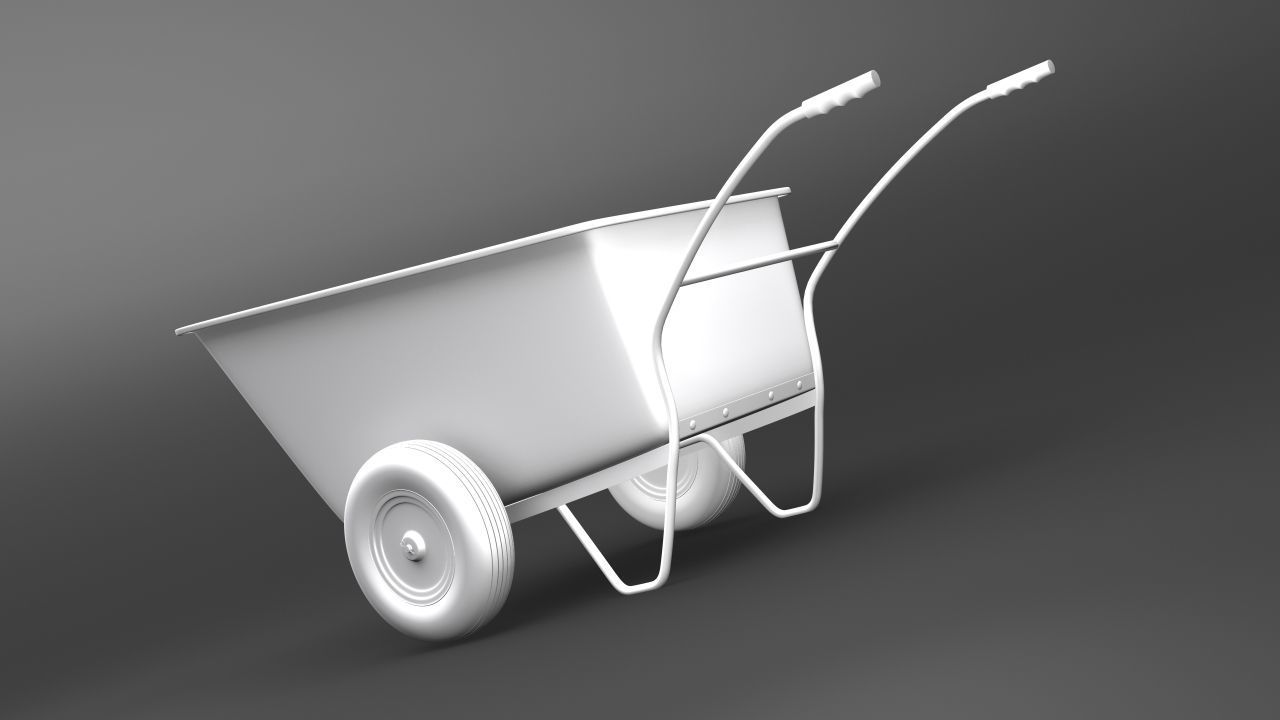 Wheelbarrow 3D model_4