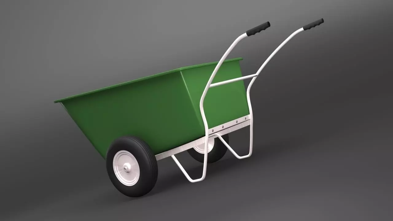 Wheelbarrow 3D model_0