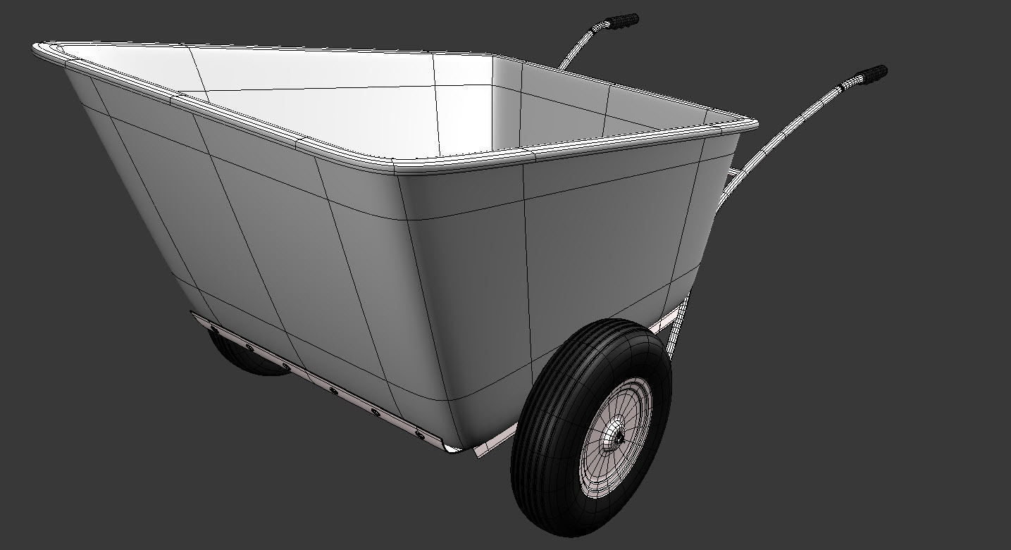 Wheelbarrow 3D model_6