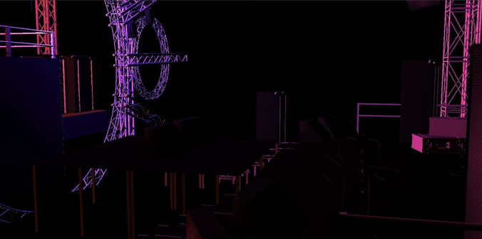 Concert Stage Music Arena 3D DESIGN ARCHITECTURAL MODEL 3D model