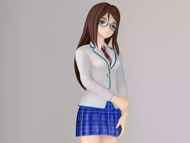 Rena anime girl pose 1