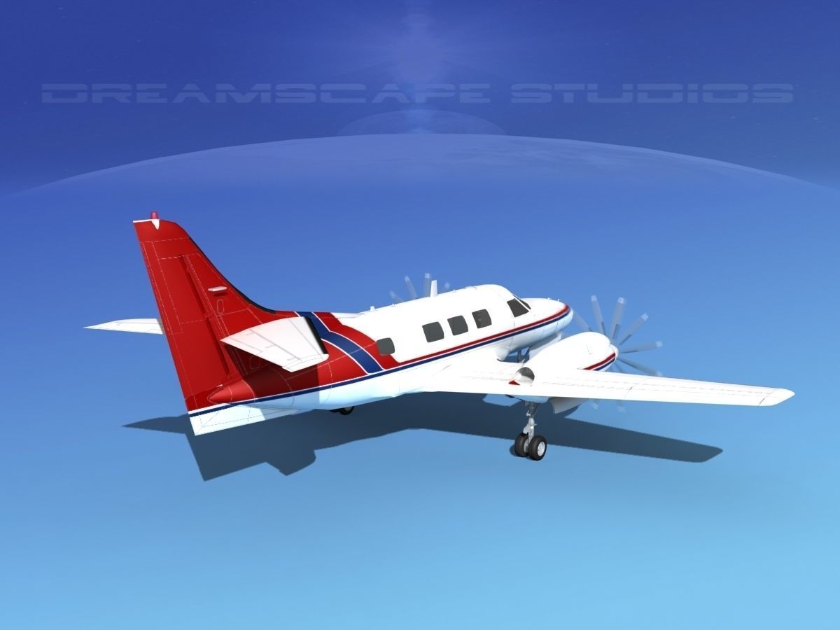 Swearingen SA226-T Merlin III V06 3D model_5
