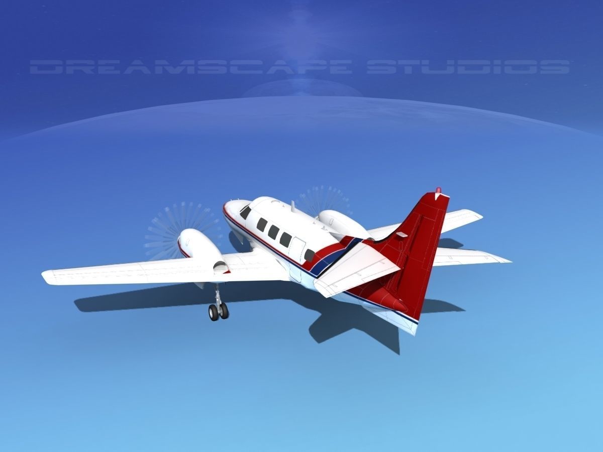 Swearingen SA226-T Merlin III V06 3D model_7