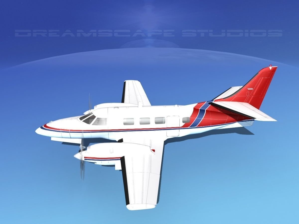 Swearingen SA226-T Merlin III V06 3D model_9
