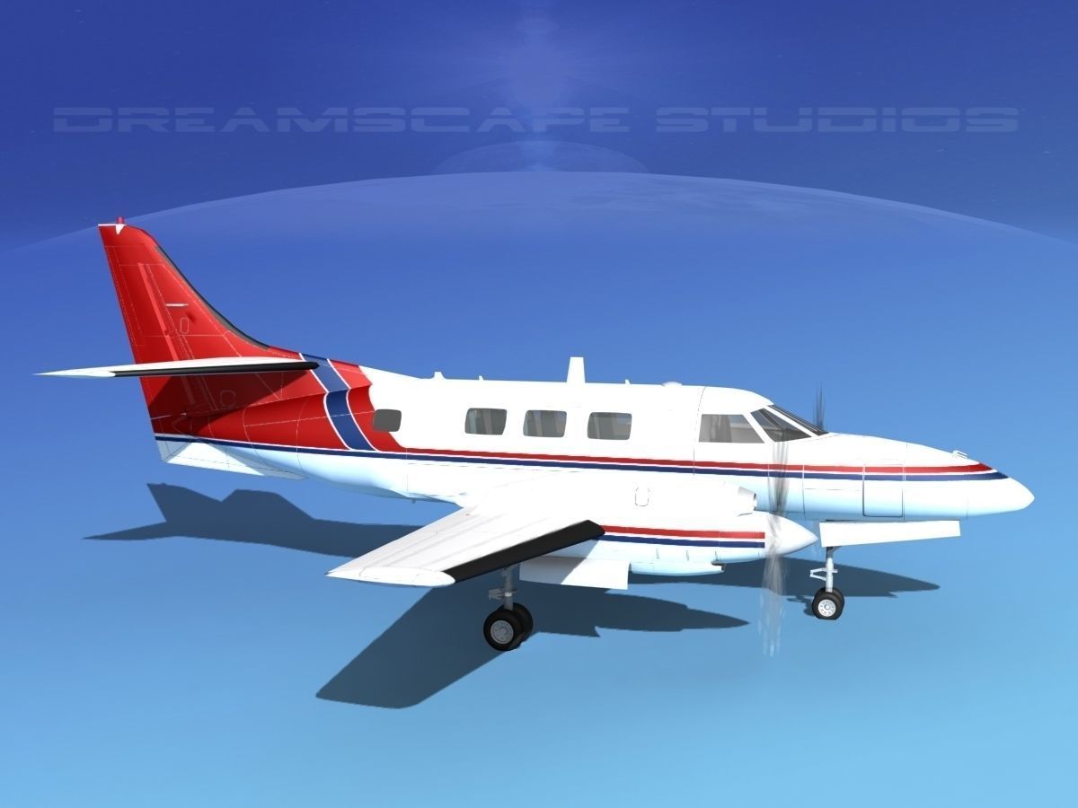Swearingen SA226-T Merlin III V06 3D model_3
