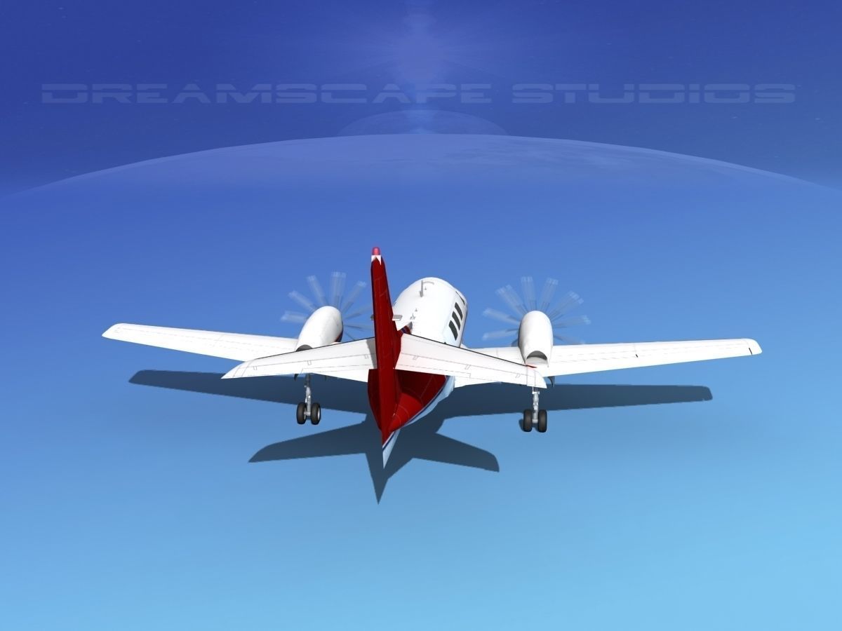 Swearingen SA226-T Merlin III V06 3D model_6