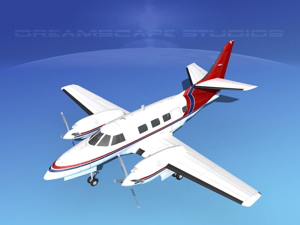 Swearingen SA226-T Merlin III V06 3D model_10
