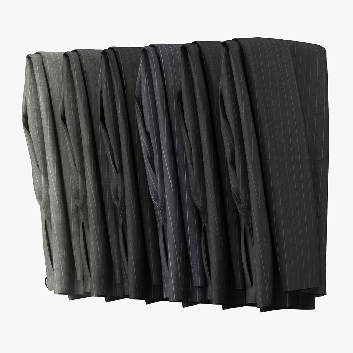 Wardrobe with Clothes 3D model_18