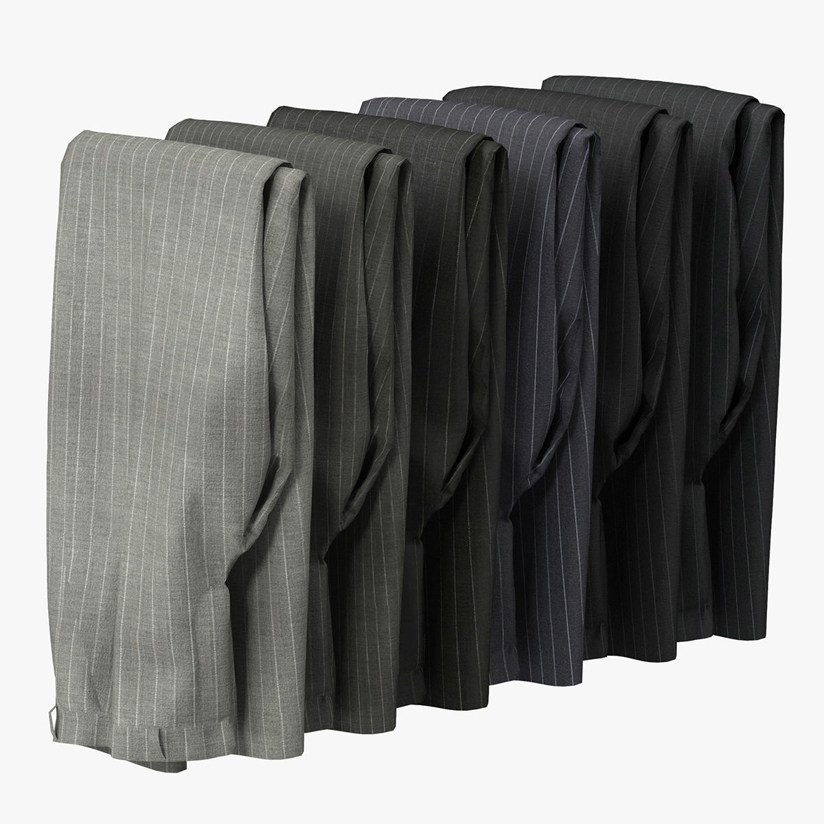 Wardrobe with Clothes 3D model_17