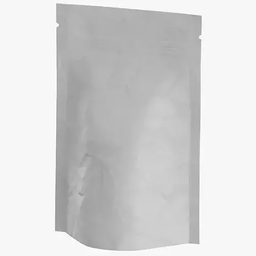 Stand Up Zipper Pouche 70g Closed 3D model