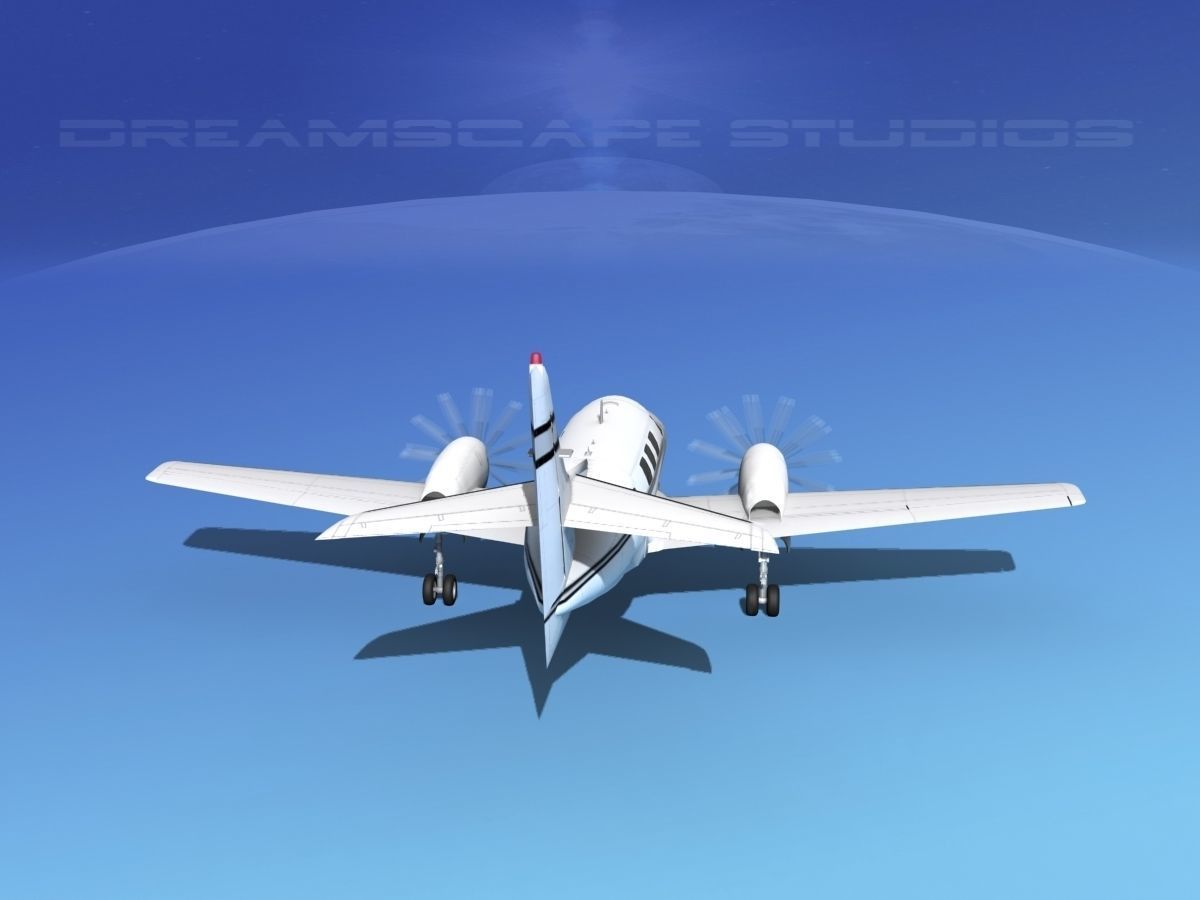 Swearingen SA226-T Merlin III V08 3D model_6