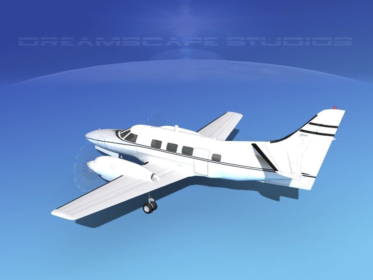 Swearingen SA226-T Merlin III V08 3D model_9