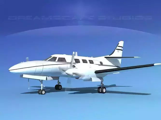 Swearingen SA226-T Merlin III V08 3D model
