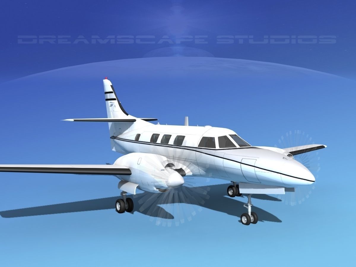 Swearingen SA226-T Merlin III V08 3D model_2