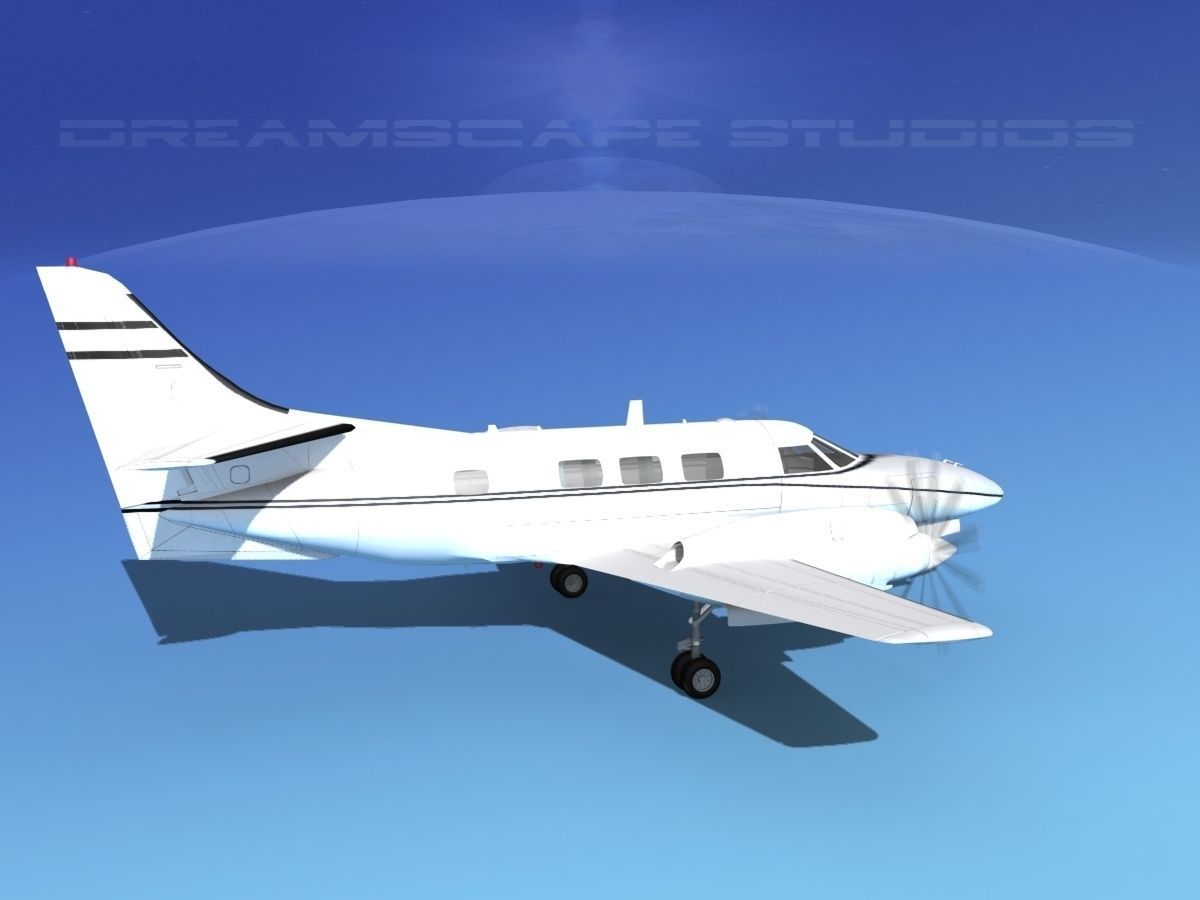 Swearingen SA226-T Merlin III V08 3D model_4