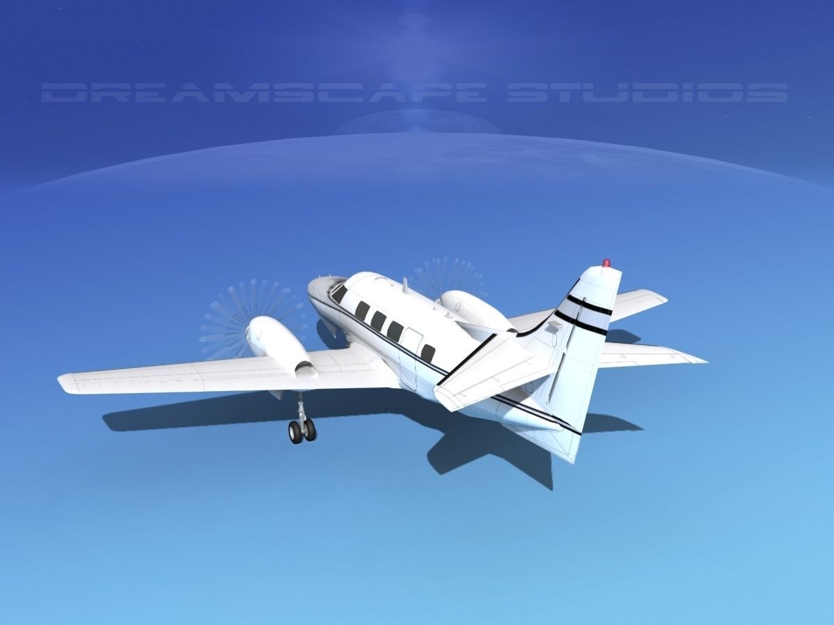 Swearingen SA226-T Merlin III V08 3D model_7