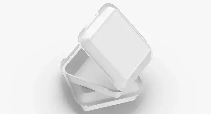 Cardboard Box Set 04 3D model 6
