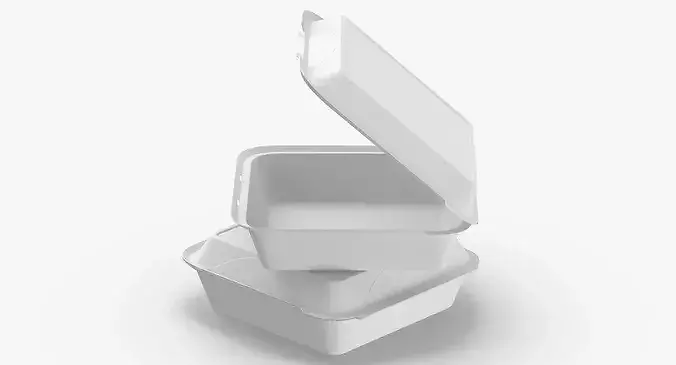 Cardboard Box Set 04 3D model 4