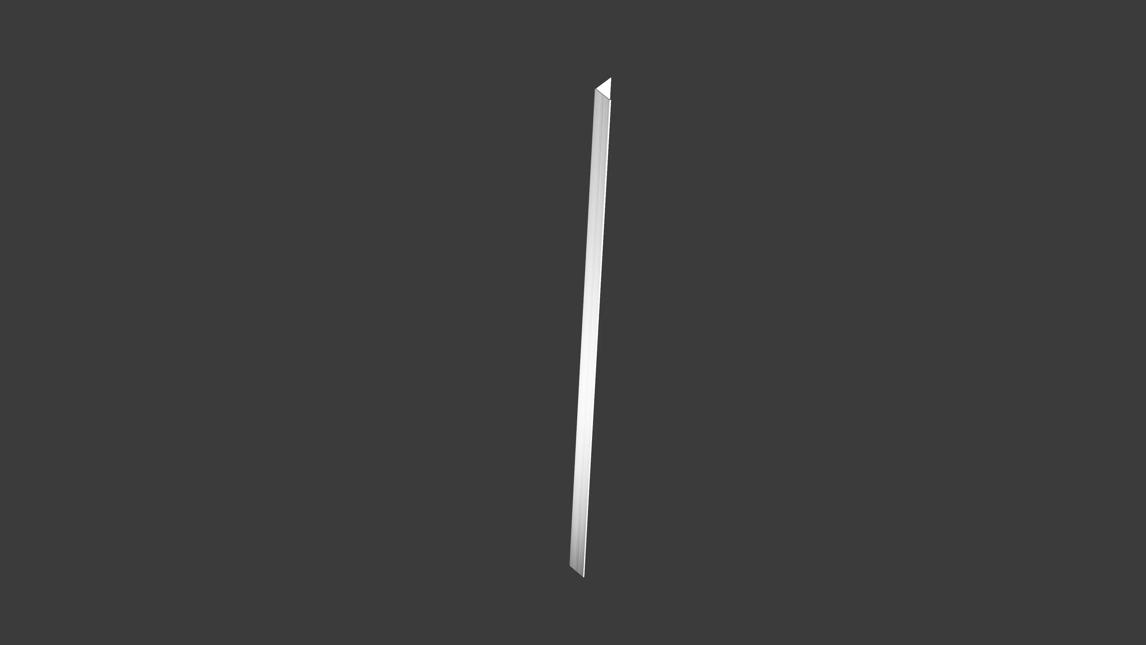 M ANCHOR L60x40x2 Aluminum Ventilated Facade Profile 3D model