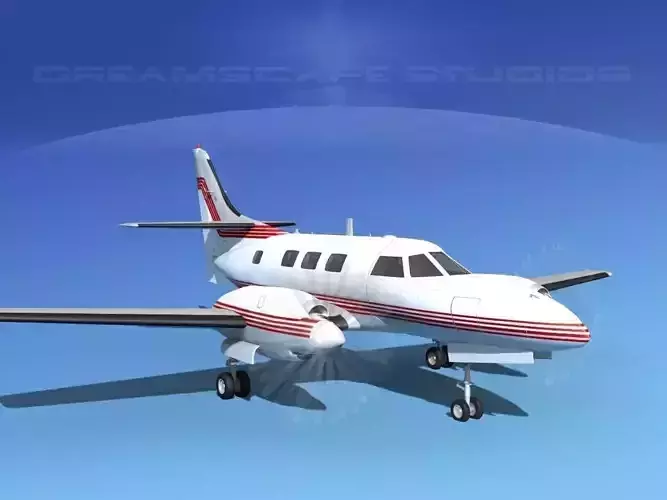 Swearingen SA226-T Merlin III V11 3D model