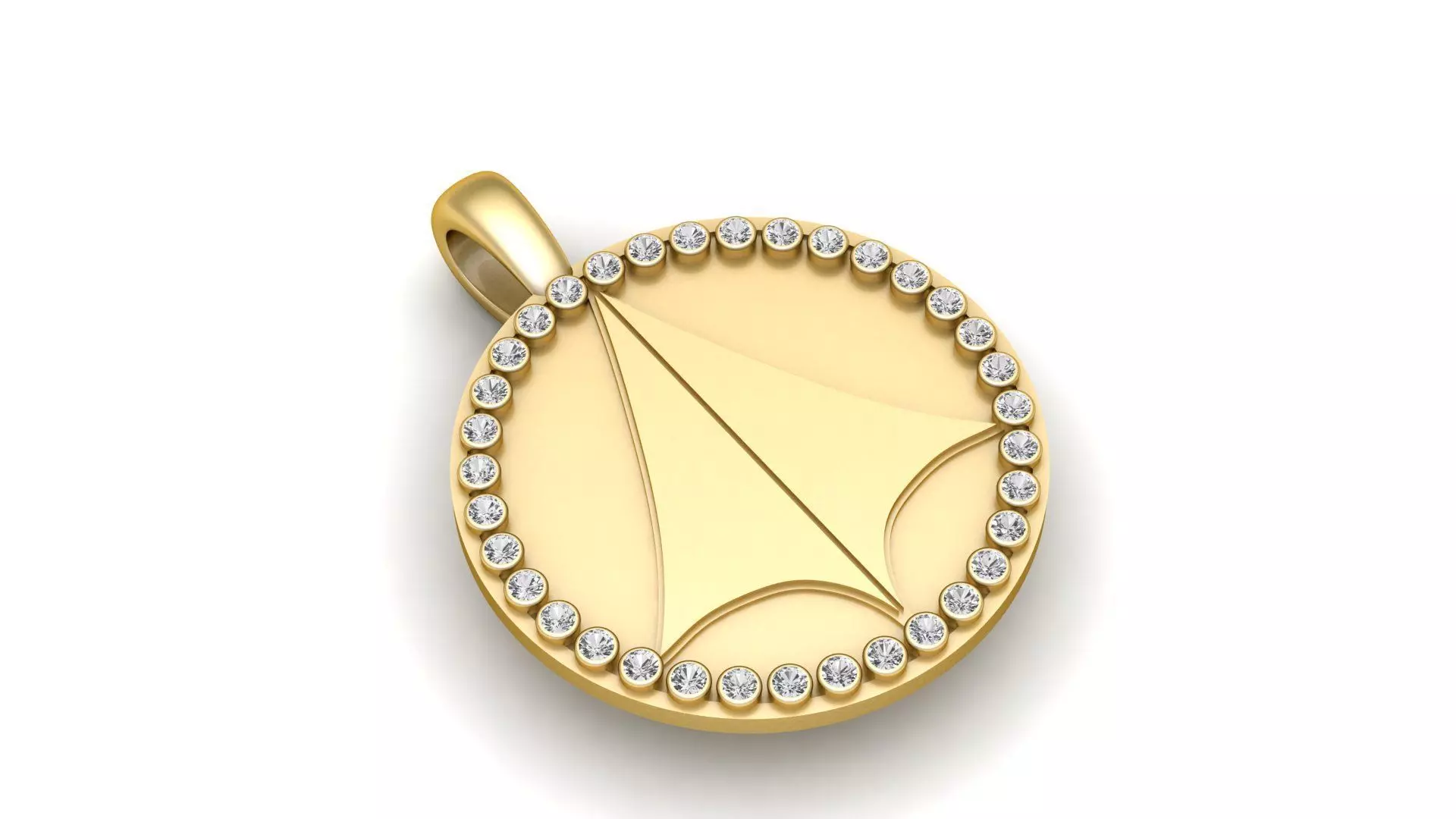 Gold Paper Plane t be partnet 3D print model