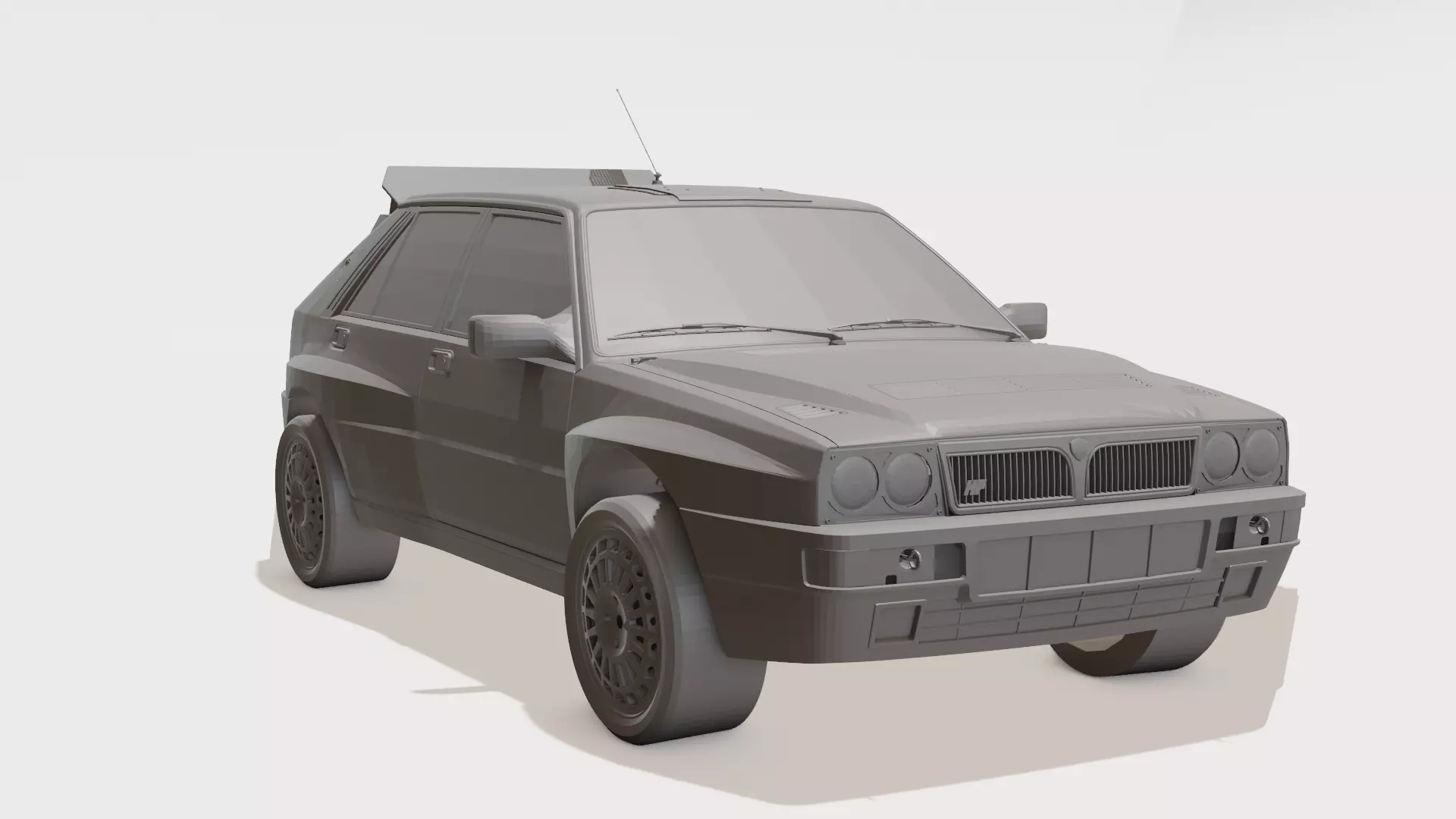 Sunny Rally Hatch Cute Cartoon Toy Car 3D Print 3D print model