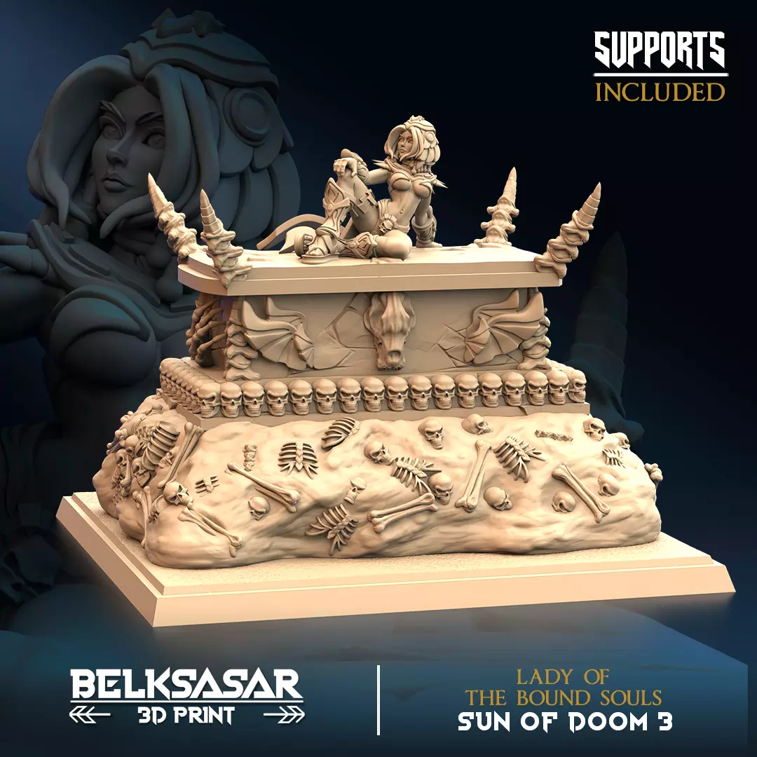 Lady of the Bound Souls 3D print model