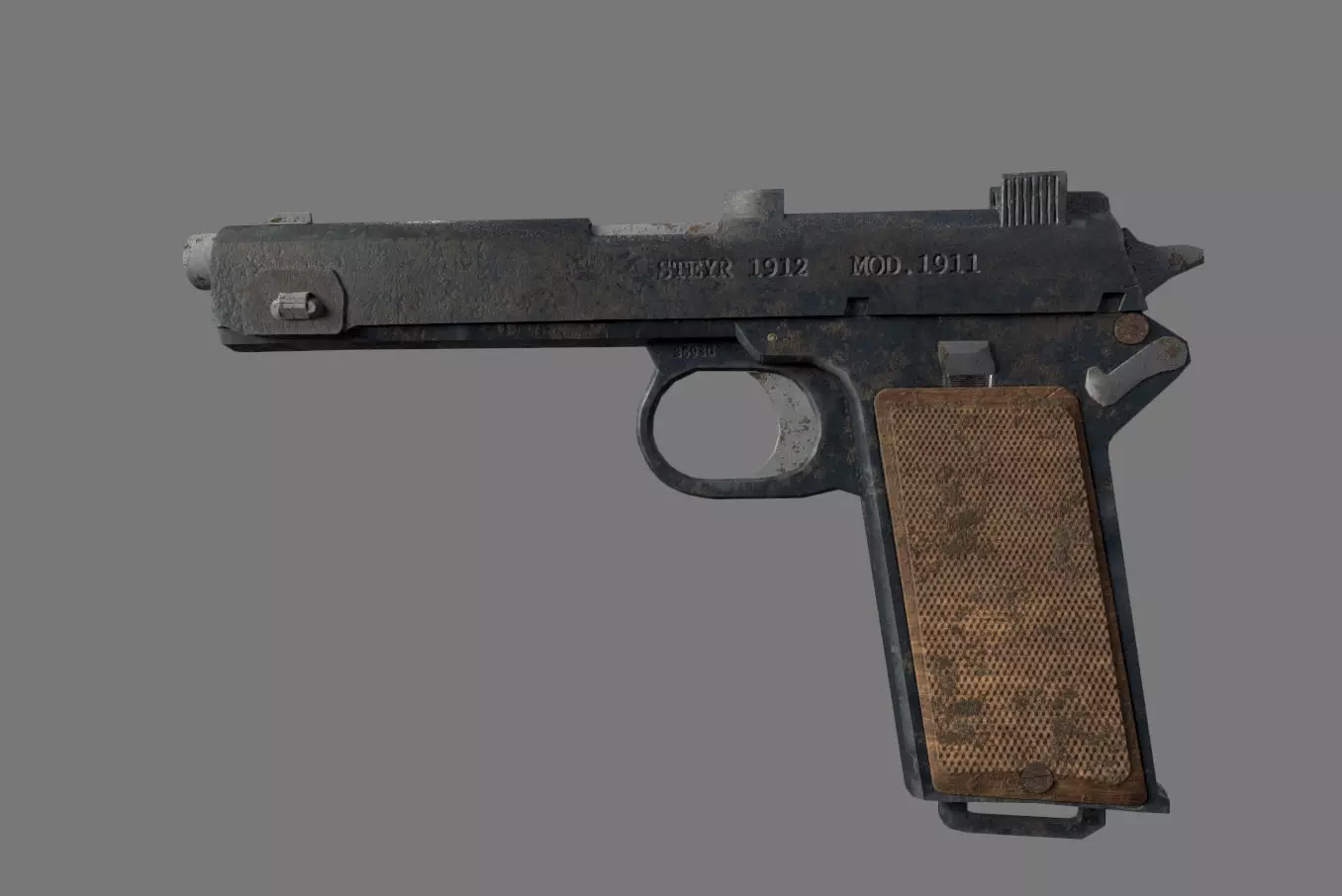 Steyr 1912 Free low-poly 3D model