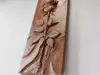 Rose STL File CNC - Rose Wall Decor Panel - CNC Router File 3D model ...