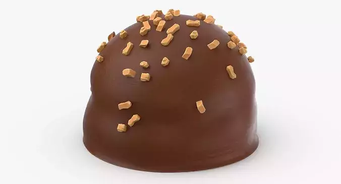 Chocolate Bonbon 03 3D model 5