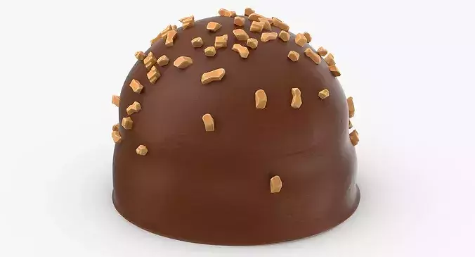 Chocolate Bonbon 03 3D model 4