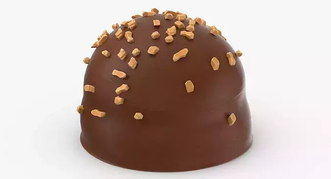 Chocolate Bonbon 03 3D model 2