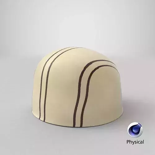 White Chocolate Bonbon 01 3D model 2
