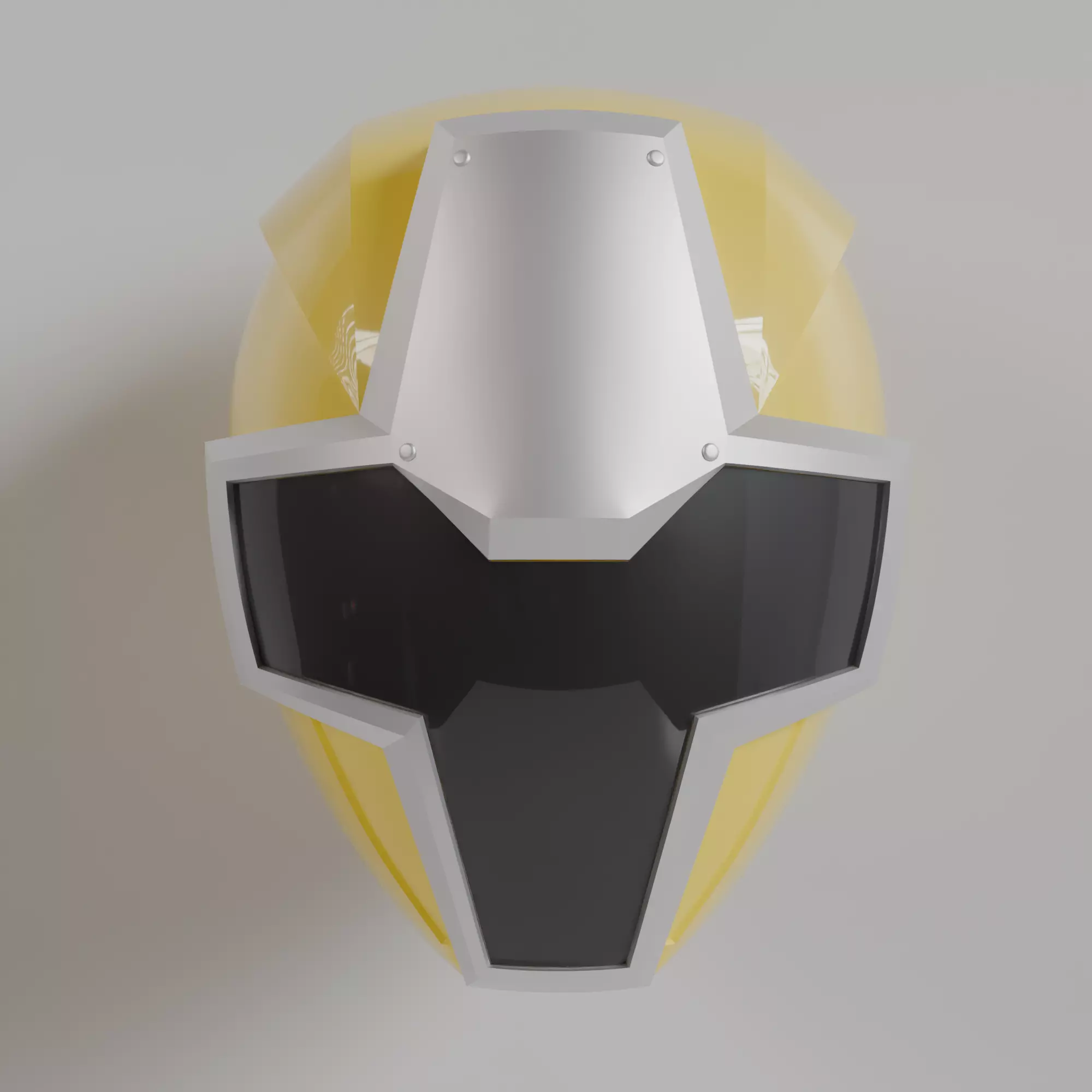 Yellow Ninja Steel Shuriken Sentai Ninninger Cosplay Helmet 3D print model