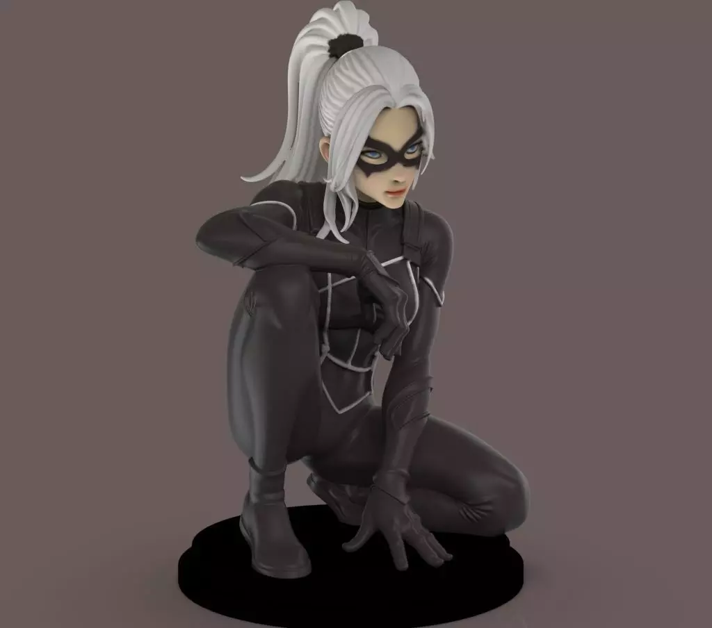 Black Cat 3D print model