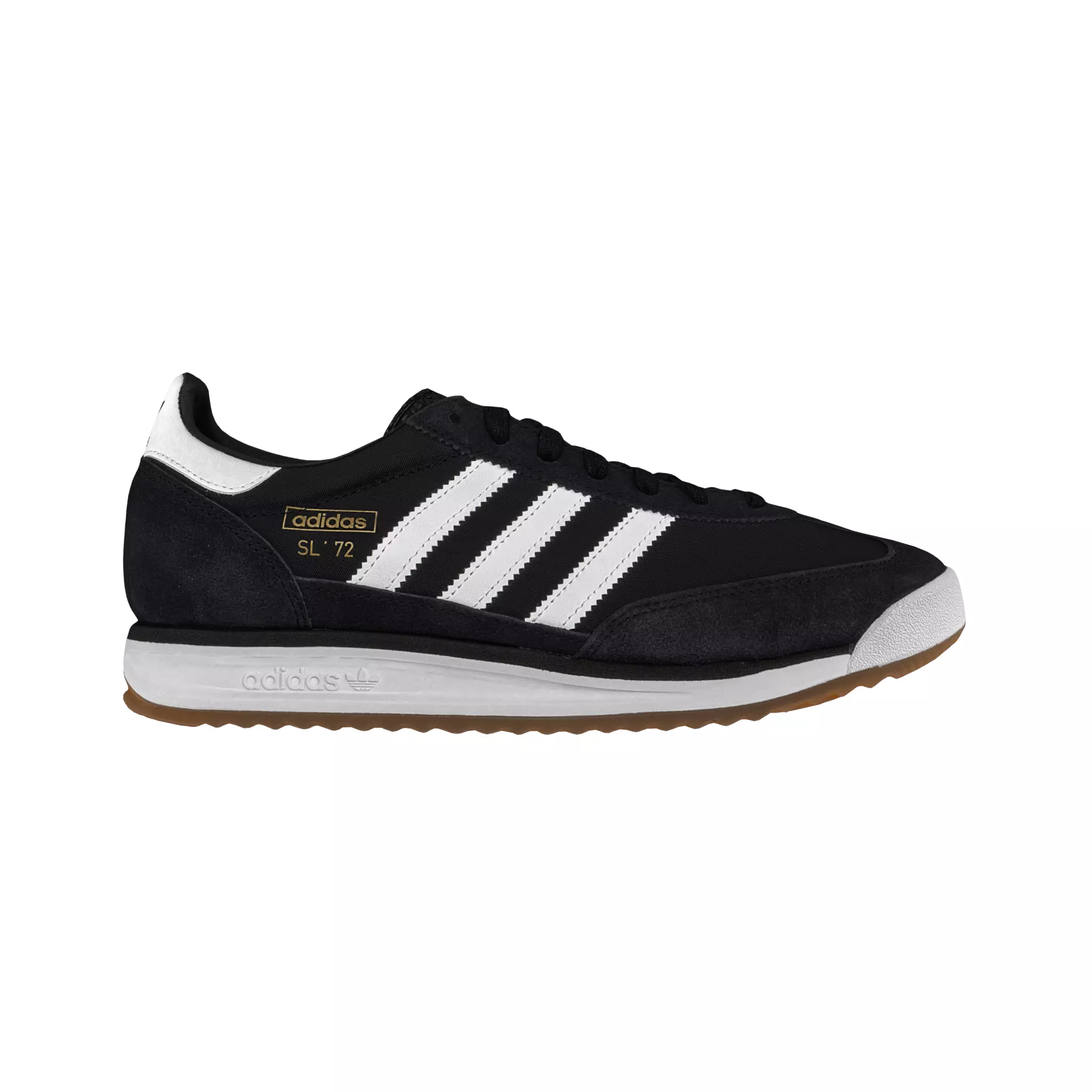 Adidas SL 72 OG Black Low-poly 3D model