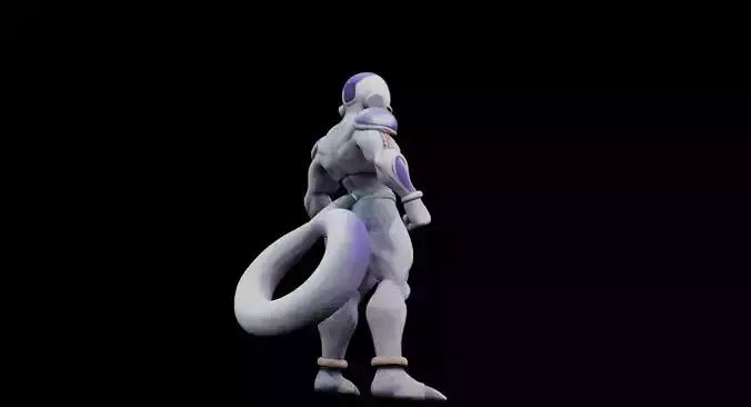 Frieza Dragon Ball STL Statue Anime Collectible 3D Print fan art