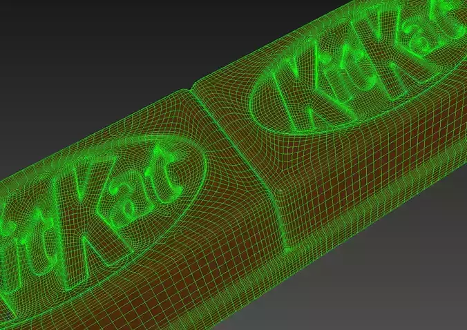 KitKat Chunky Mini Chocolate Bar 3D model 6