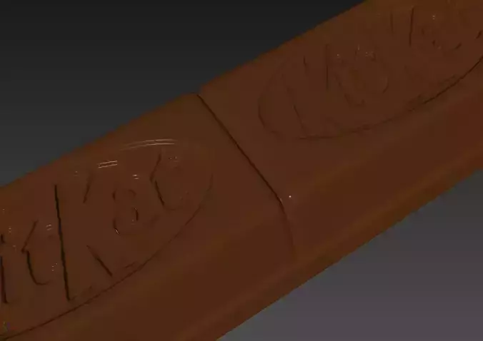KitKat Chunky Mini Chocolate Bar 3D model 5