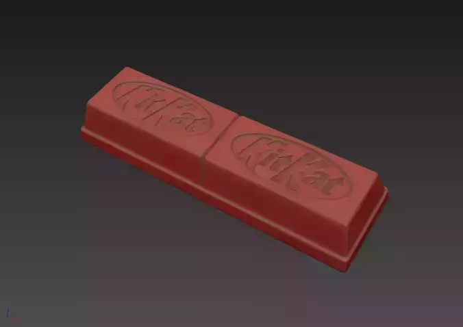 KitKat Chunky Mini Chocolate Bar 3D model 7