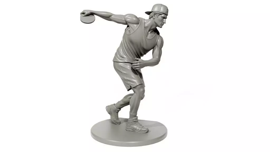 Modern Discus Thrower 3D print model