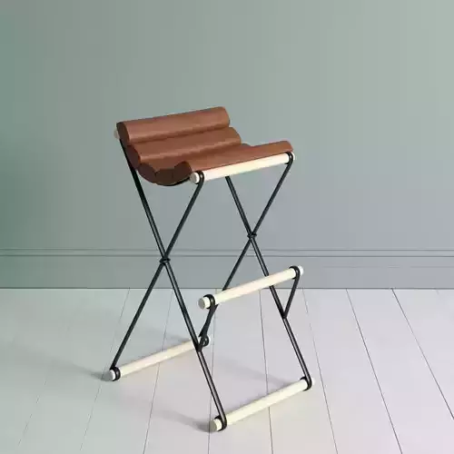Leather Bar Stool