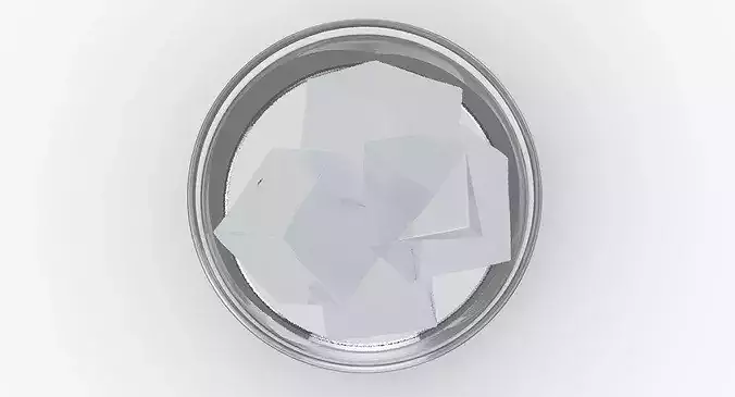 Glass With Ice 3D model 6