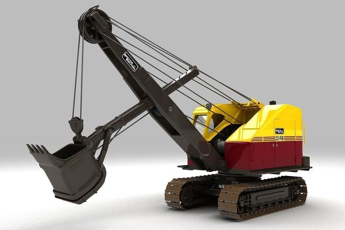 Ruston Bucyrus Excavator 3D model
