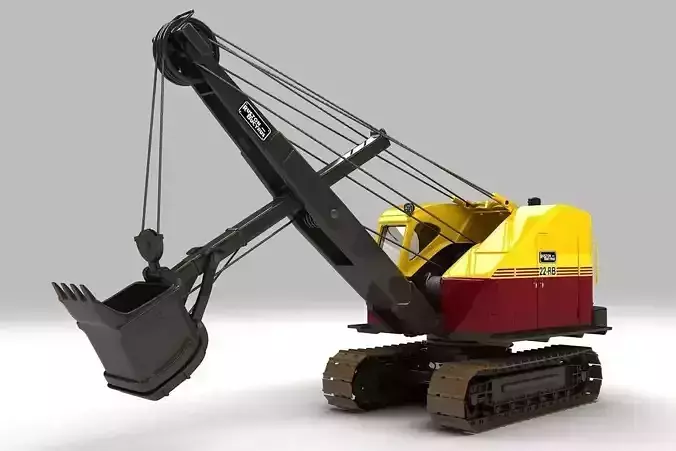Ruston Bucyrus Excavator 3D model