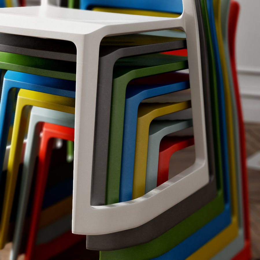Vitra Tip Ton chair 3D model_2