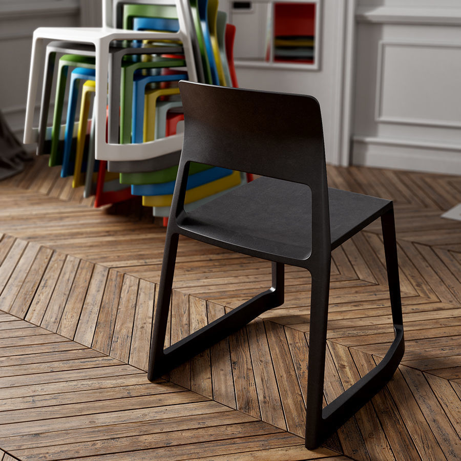 Vitra Tip Ton chair 3D model_1