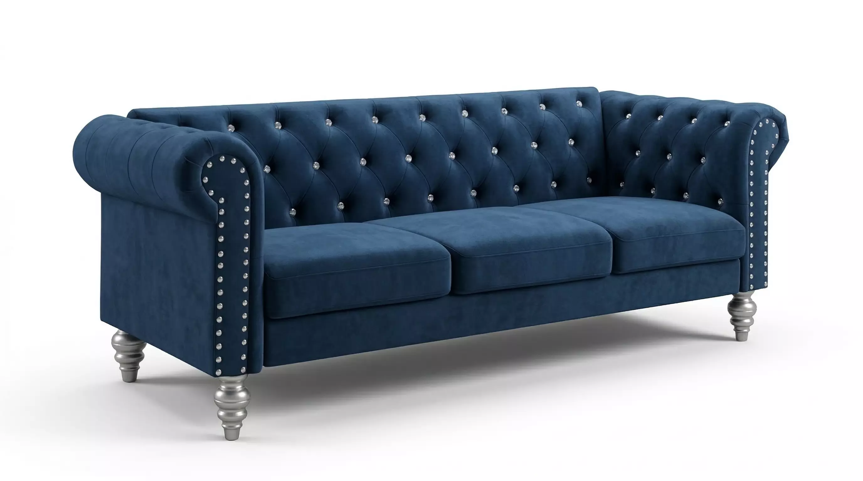 Modern Sofa 3D Model Realistic Interior Furniture Low-poly 3D model