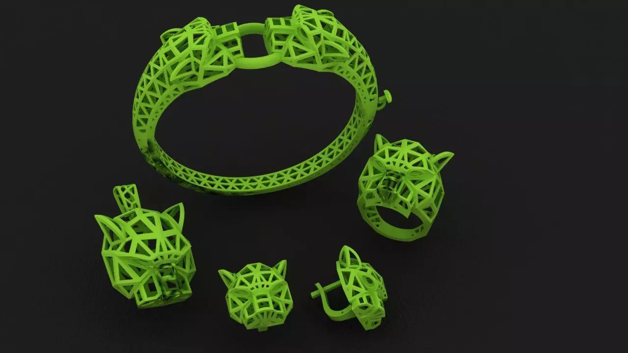 leapord set all in one Free 3D print model