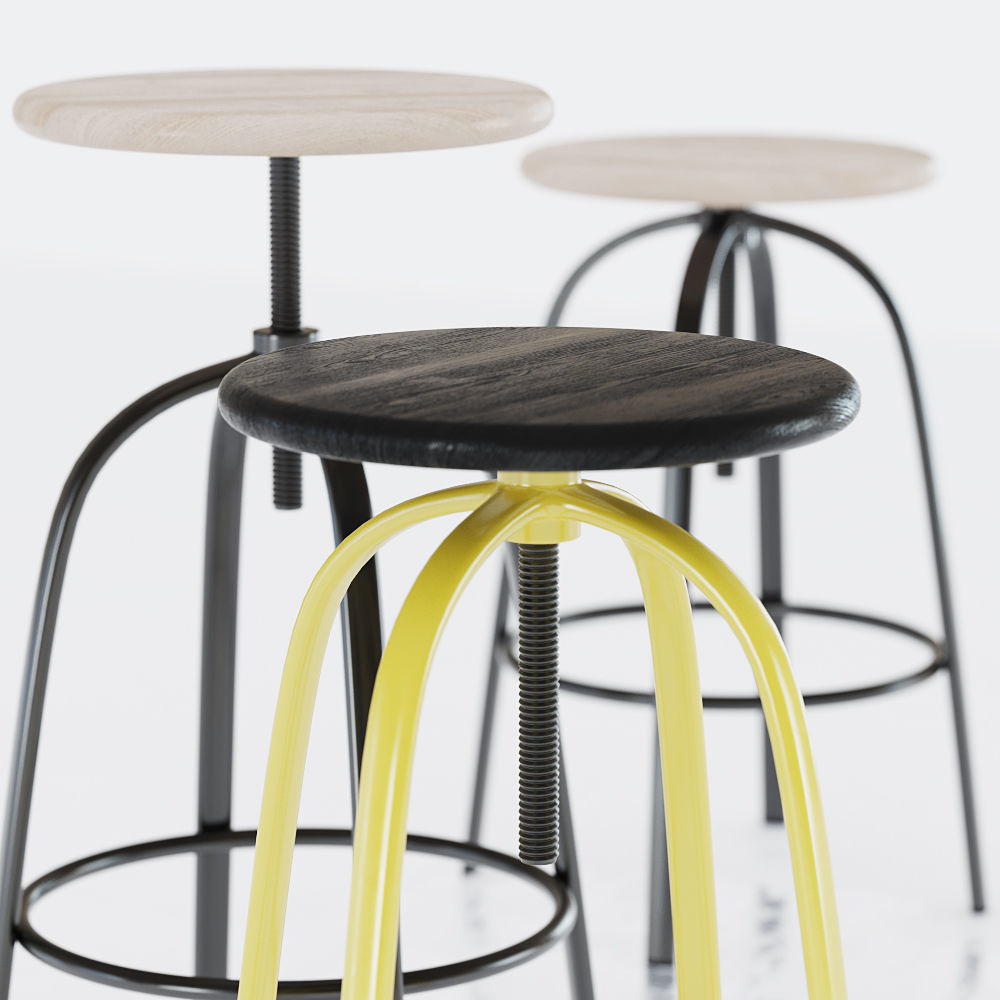 Miniforms Ferrovitos Stool 3D model_3